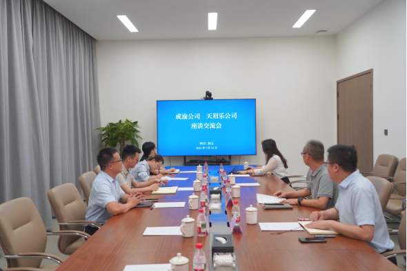 成渝公司安环部率队赴天眉乐公司开展桥下空间管理座谈交流